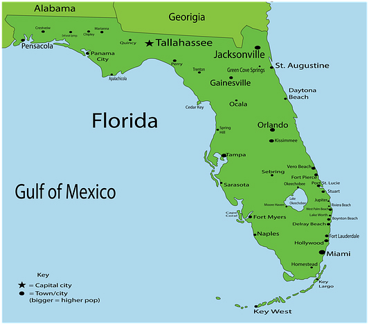 List Of Florida Counties In Alphabetical Order