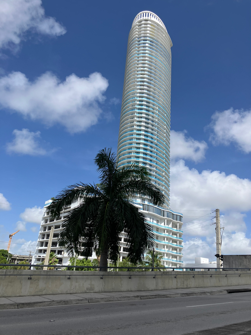 Miami River Tower 1 construction